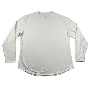 Bylt Basics Shirt Mens 2xl Drop Cut Long Sleeve Blend Light Pink Scoop Modern